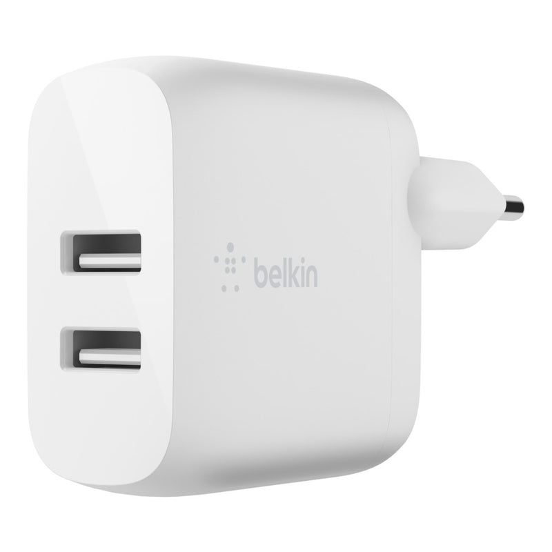 CARGADOR BELKIN 2XUSB A DE 24W CARGA ULTRARAPIDA