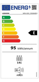 GARRAFEIRA 141 GARRAFAS LIEBHERR WPBL 4201
