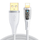 CABO K USB-A  LIGHTNING  24A  12 M JOYROOM S-UL012A3 (BILÁ½)