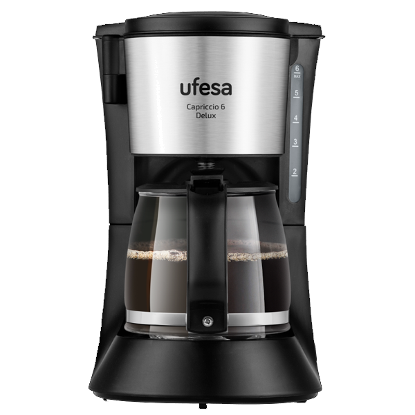 UFESA CAFETEIRA 6CHAVENAS 600W CAPRICCIO 6 DELUX