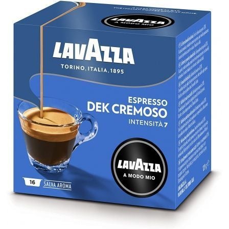 CAIXA DE 16 CÁPSULAS DE CAFÉ LAVAZZA CREMOSAMENTE DEK