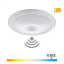 CANDEEIRO DE TETO DE SUPERFÍCIE LED COM SENSOR E LUZ DE EMERGÊNCI