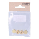 PACK 4 UNID. EMBELHECEDOR DE LATÃO ROSCADO USO 12 POLIDO EDM