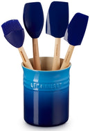 LE CREUSET - SET 4 ESPATULAS + POTE AZURE 79003002200000