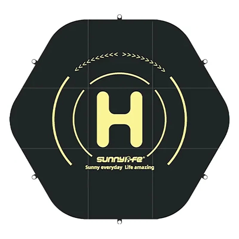 TAPETE DE ATERRAGEM PARA DRONES SUNNYLIFE 110CM HEXÁGONO - DUPLA