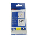 FITA LAMINADA FLEXÍVEL - TEXTO PRETO SOBRE FUNDO BRANCO, LARGURA: