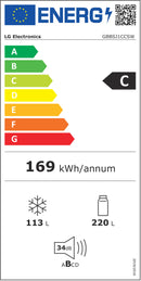 FRIGORÍFICO COMBINADO LG GBBSJ1CCSW( TOTAL NO FROST  - BRANCO  -