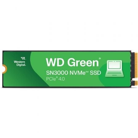 DISCO SSD WESTERN DIGITAL WD GREEN SN3000 1TB M.2 2280 PCIE