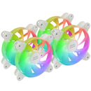 PACK 3 VENTILADORES MARS GAMING MF-4A 12CM ARGB BLANCO