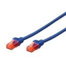 DIGITUS CHICOTE UTP CAT6 LSZH AZUL - 1MT