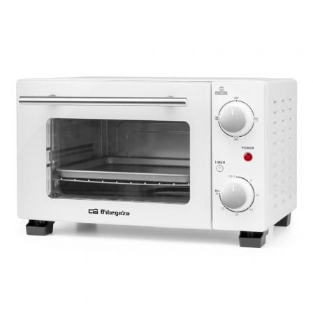 HORNO DE SOBREMESA ORBEGOZO HO 975 800W CAPACIDAD 10L BLANCO