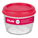 LANCHEIRA REDONDA HERMÉTICA TRITAN NATA® 624 ROSA DE 0,5L