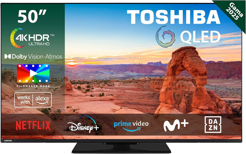 TV TOSHIBA 50" 50QV3463DG UHD QLED SMART TV PEANA