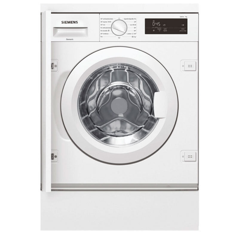 MÁQUINA DE LAVAR ROUPA DE ENCASTRE SIEMENS 1200R 7KG WI12W326ES