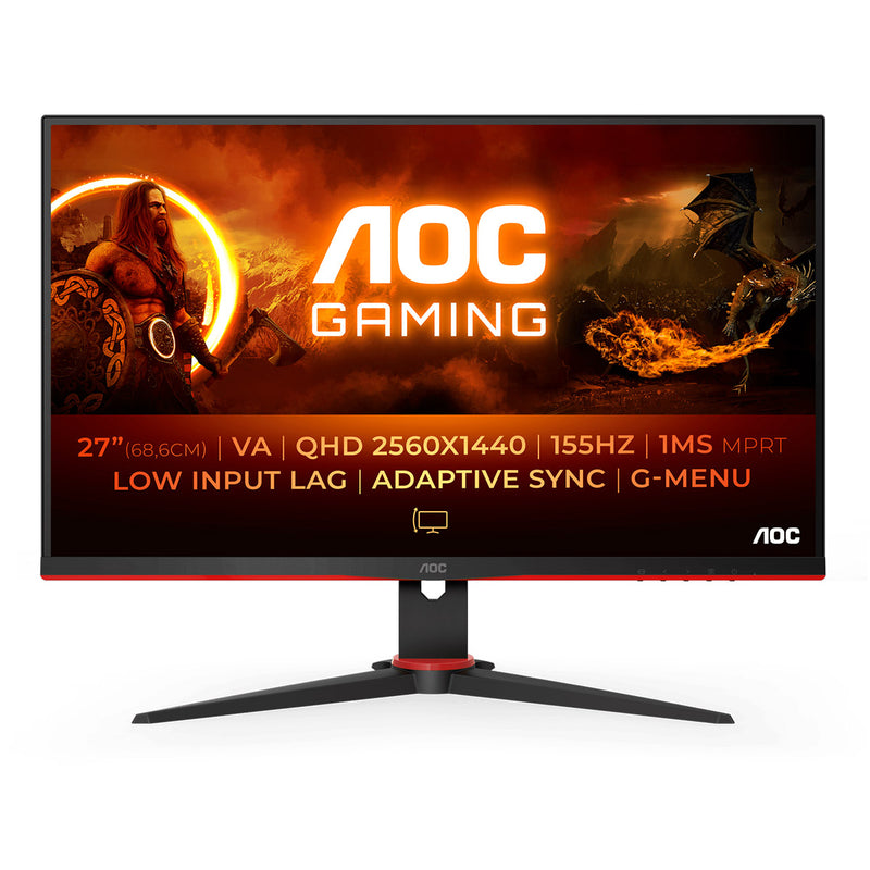 AOC Q27G2E/BK monitor de ecrã 68,6 cm (27") 2560 x 1440 pixels Q