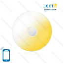 LUZ DE TETO LED INTELIGENTE WIFI 18 W CCT