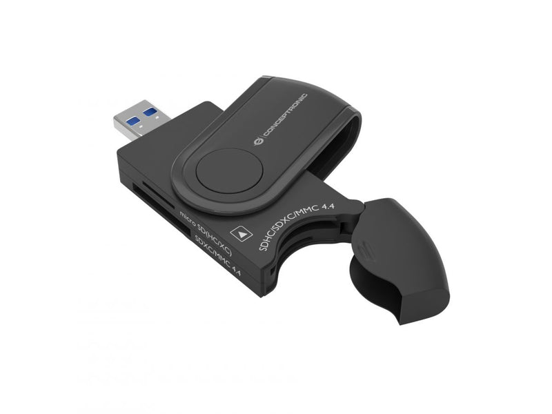 Conceptronic StreamVault BIAN04B leitor de cartões USB 3.2 Gen 1