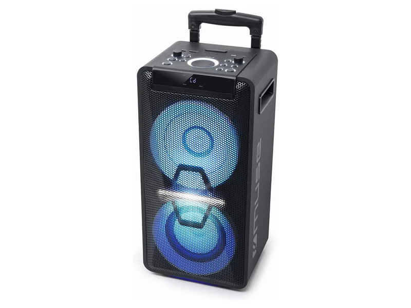 MUSE COLUNA AUDIO BLUETOOH CD C/ BATERIA USB 300W