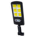 CANDEEIRO SOLAR DE EXTERIOR 120 LEDS C7 SENSOR DE MOVIMENTO E COM