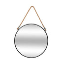 ESPELHO REDONDO DE METAL COM CORDA Ø38CM
