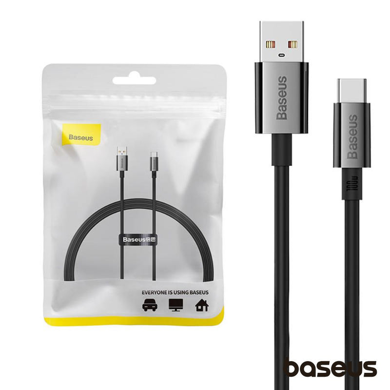 CABO USB-A MACHO P USB-C MACHO 100W 1M BASEUS