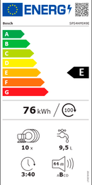 Bosch Serie 4 SPS4HMI49E máquina de lavar loiça Independente 10 t