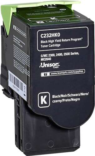 Lexmark C232HK0 toner 1 unidade(s) Original Preto