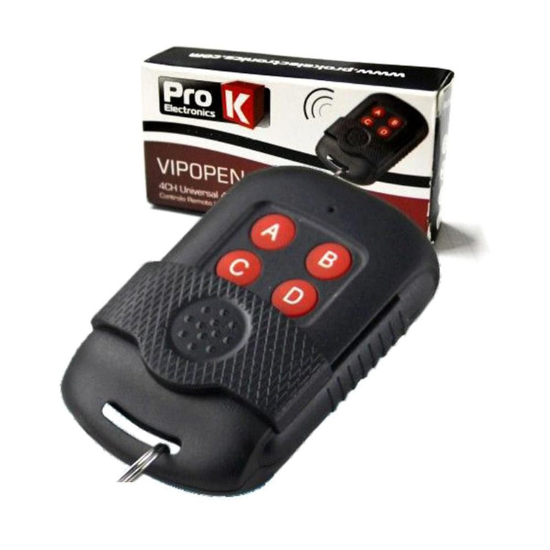 PROK COMANDO GARAGEM UNIVERSAL 4 CANAIS 433MHZ