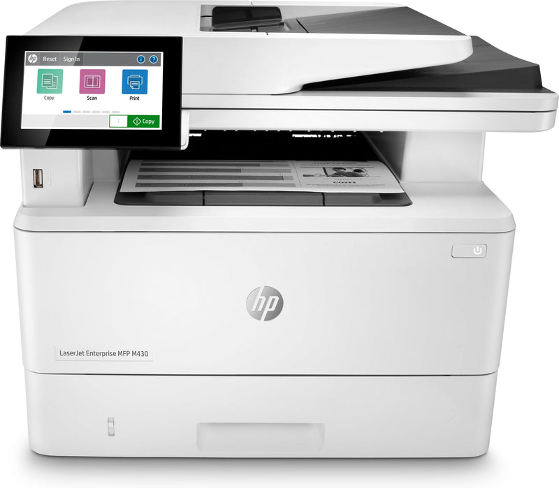 HP LaserJet Enterprise Multifunções M430f, Preto e branco, Impres