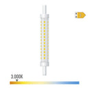 LÂMPADA LINEAR LED 118 MM, R7S, 8 W, 900 LM, 3000 K LUZ QUENTE, R