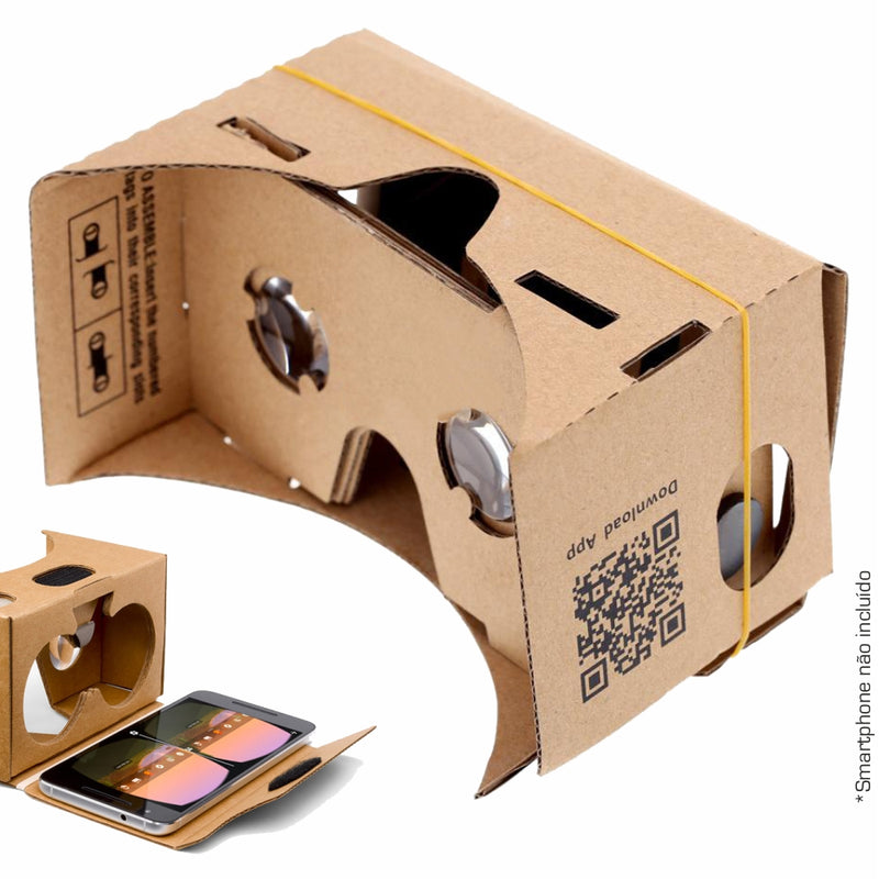 ÓCULOS DE REALIDADE VIRTUAL 3D P SMARTPHONE ATÉ 5"