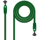 CABLE DE RED RJ45 SSTP NANOCABLE 10.20.2002-GR CAT.8.1 2M VERDE