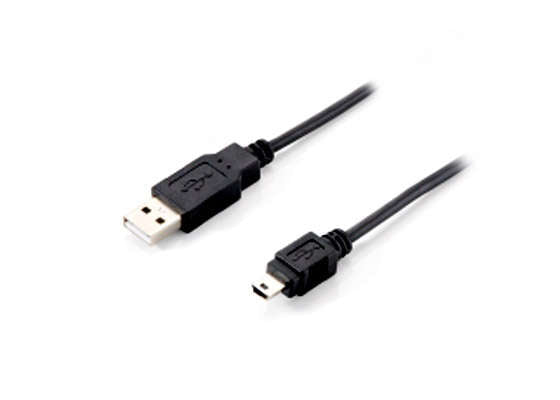 Equip 128521 cabo USB 1,8 m USB 2.0 USB A Mini-USB B Preto