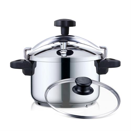 HAEGER PANELA PRESSAO COOKER PLUS 4LTS INOX TAMPA VIDRO