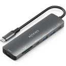 DOCKING USB TIPO-C AISENS ASUC-7P026-GR 1XHDMI 2XUSB 1XUSB TIPO-C