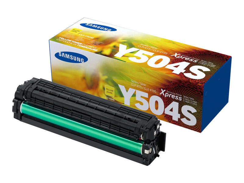 Samsung Cartucho de toner amarelo CLT-Y504S