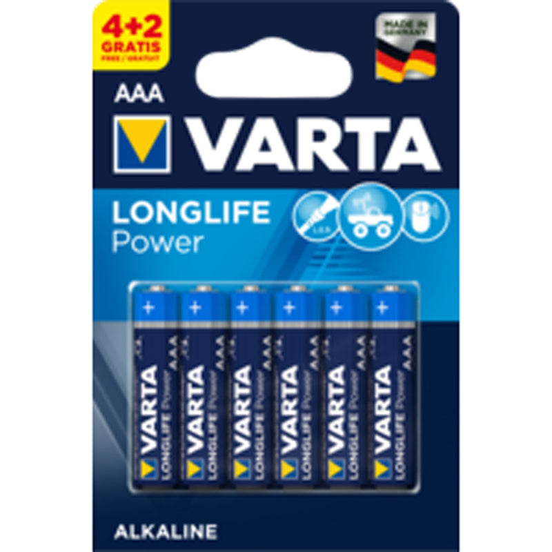 Varta 4903121436 Bateria descartável AAA Alcalino