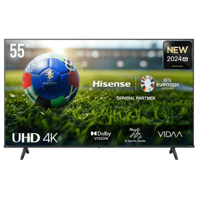 SMART TV HISENSE 55" UHD 55A6N