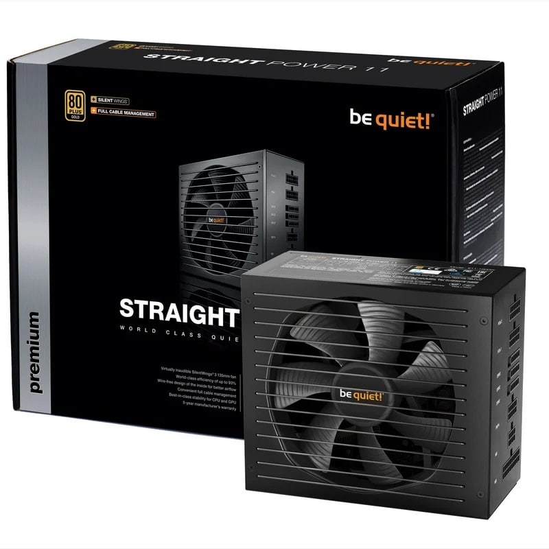 FONTE DE ALIMENTAÇÃO ATX 1000W BE QUIET! STRAIGHT POWER 1