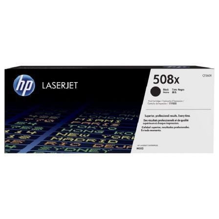 TONER ORIGINAL HP LASERJET 508X PRETO CF360X