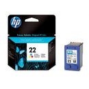 TINTEIRO HP 22 INKJET PRINT CARTRIDGE, TRI-COLOUR (5 ML)