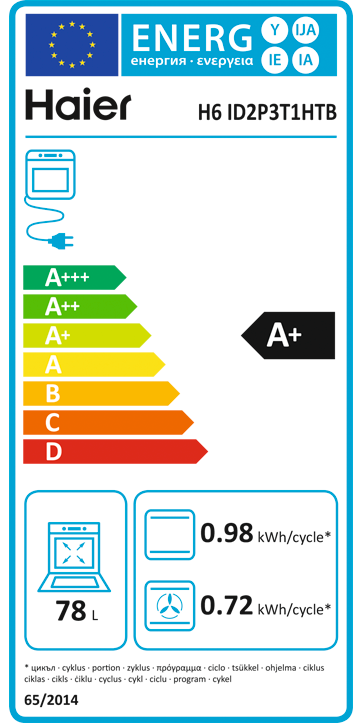 HORNO HAIER H6 ID2P3T1HTB 78L