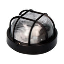LUZ DE PAREDE REDONDA PRETA 1XE27 40W Ø18,5X10,4CM MODELO TARRAGO