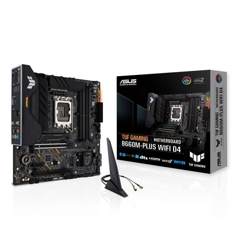 ASUS TUF GAMING B660M- PLUS WIFI D4 Intel B660 LGA 1700 micro ATX