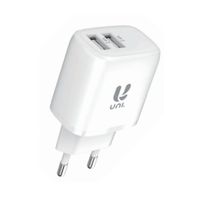 CARGADOR UNI DUAL 2USB A 2.4A