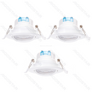 E6 LED MONTADO PARA BAIXO COM ÂNGULO AJUSTÁVEL (3 PCS) LUZ AMAREL