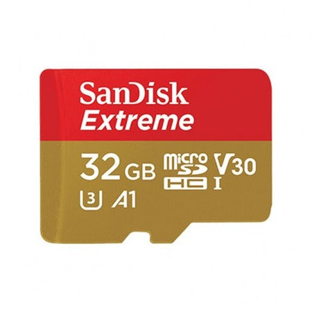 CARTÃO DE MEMORIA SANDISK EXTREME 32GB MICROSD HC UHS-I CLASE 10