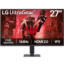 LG MONITOR ULTRAGEAR IPS 27" 16:9 FHD 1MS 144HZ HDMI DP 27G411A-B