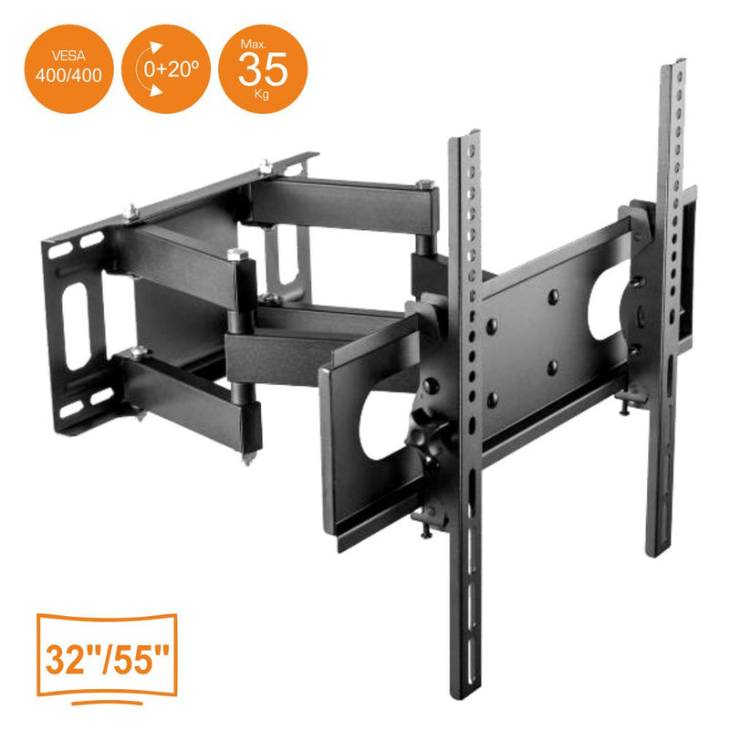 SUPORTE LCDLED CURVO 3255" 35KG VESA 400400 C 2 BRAÇOS