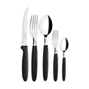 CONJUNTO DE TALHERES PRETO COM 30 PEÇAS